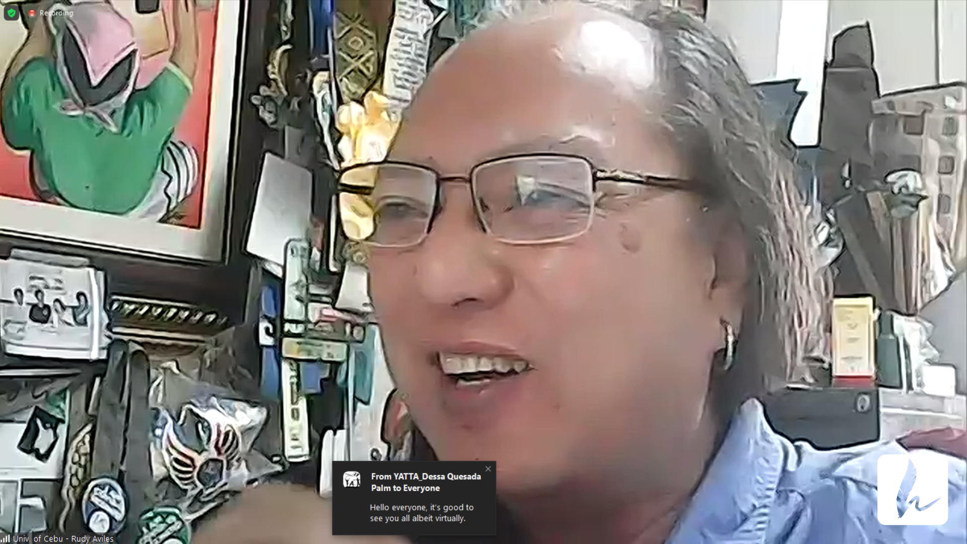 Sir Ruby Avilez of the Unified Artists of Cebu